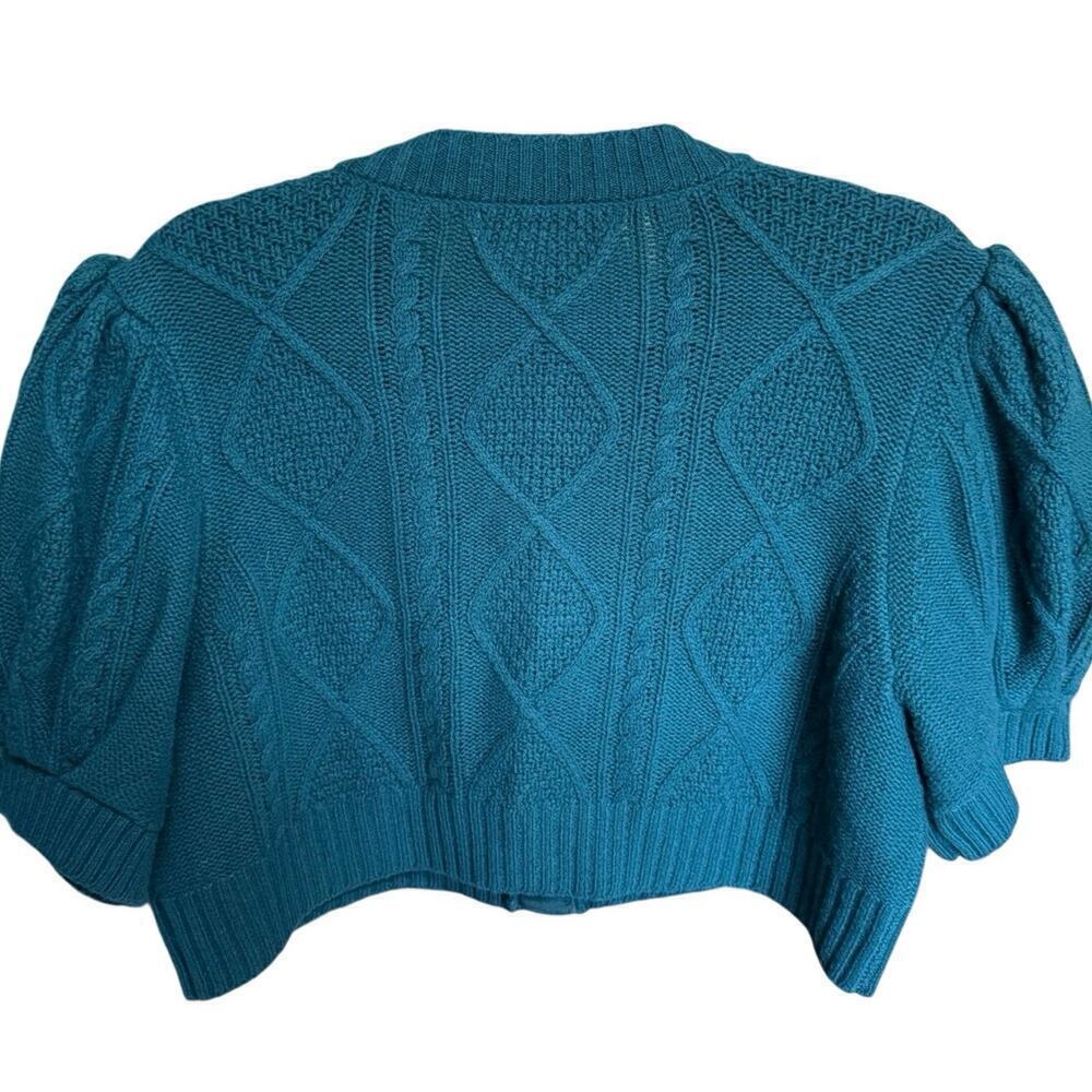 Hill House NWOT Ollie Sweater Cardigan Cropped Merino Wool Cable Knit Size XL - Picture 10 of 15